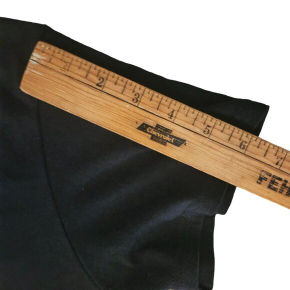 Elton John 2022 Concert Tee T Shirt Large 100% Cotton Sparkly Black Silver - Picture 6 of 7